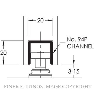 BRIO 94P-20 CHANNEL POLYPROP 2000MM POLYPROPLENE