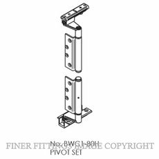 BRIO BWC1-80HSS WEATHERFOLD 5C PIVOT SET NON MORTICED