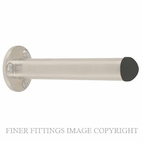 WINDSOR 5230 110MM DOORSTOP SKIRTING FIX BRUSHED NICKEL