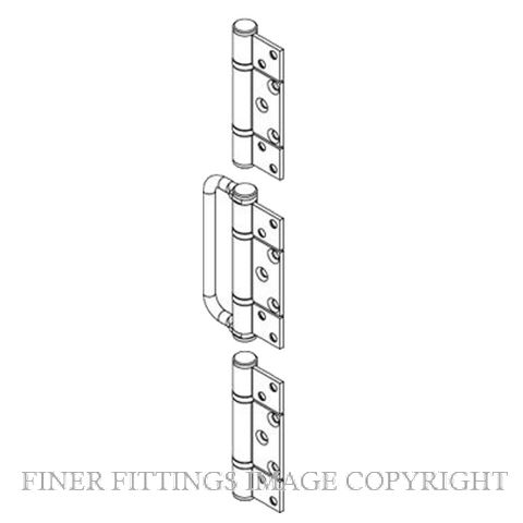 BRIO BW3-100H HINGE HANDLE SET NON MORTICED