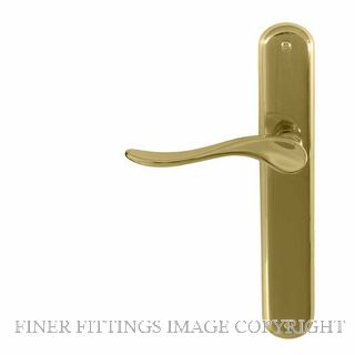 WINDSOR 8168 UB HAVEN OVAL LONGPLATE UNLACQUERED BRASS