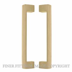 WINDSOR 8193 PB PULL HANDLE BACK TO BACK 235 OA POLISHED BRASS-LACQUERED