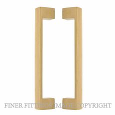 WINDSOR 8193 UB PULL HANDLE BACK TO BACK 235 OA UNLACQUERED BRASS