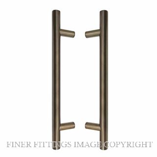 WINDSOR 8190 AB PULL HANDLE BACK TO BACK 300MM OA ANTIQUE BRONZE