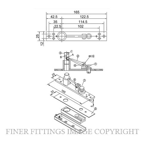 BRITON SP7500 TOP PIVOT SET