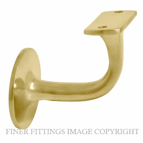 WINDSOR 5140 PB STAIR RAIL BRACKET POLISHED BRASS