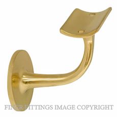 WINDSOR 5166 PB STAIR RAIL BRACKET POLISHED BRASS