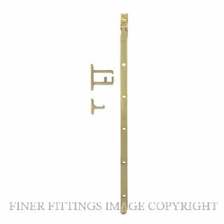 WINDSOR 5184 UB CASEMENT STAY 350MM UNLACQUERED BRASS