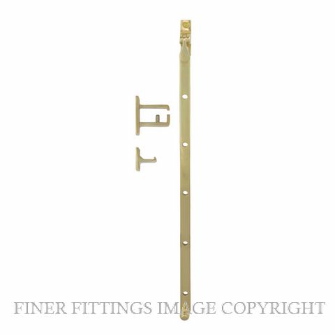 WINDSOR 5184 UB CASEMENT STAY 350MM UNLACQUERED BRASS