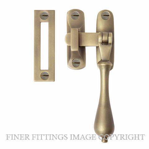 WINDSOR 5136 RB CASEMENT FASTENER - TEARDROP ROMAN BRASS