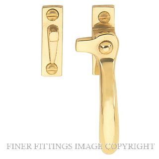 WINDSOR 5195R PB SPLIT RAIL FASTENER - RIGHT HAND POLISHED BRASS