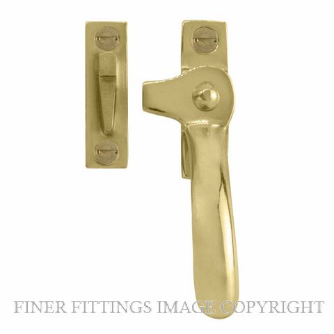 WINDSOR 5195R UB SPLIT RAIL FASTENER - RIGHT HAND UNLACQUERED BRASS