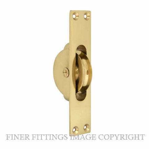 WINDSOR 5197 PB SASH PULLEY POLISHED BRASS