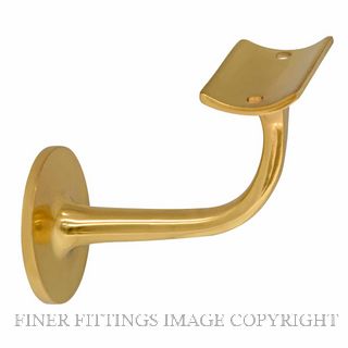 WINDSOR 5167 UB STAIR RAIL BRACKET UNLACQUERED BRASS