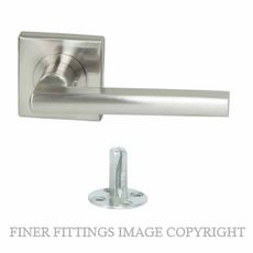 MILES NELSON MILANO PARMA SQUARE ROSE LEVERSETS SATIN NICKEL