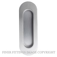WINDSOR 5241 OVAL CONC FIX FLUSHPULL 120X40MM STAINLESS