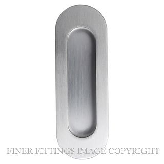 WINDSOR 5241 OVAL CONC FIX FLUSHPULL 120X40MM STAINLESS