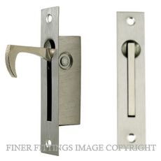 WINDSOR 5259 SLIDING DOOR EDGE PULL 100 X 20MM STAINLESS