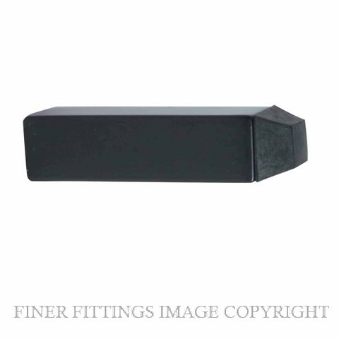 WINDSOR 5262 80MM SQUARE DOORSTOP SKIRTING MOUNT MATT BLACK