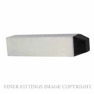 WINDSOR 5262 80MM SQUARE DOORSTOP SKIRTING MOUNT SATIN ANODISED