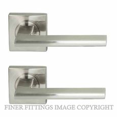 MILES NELSON MILANO FORLI SQUARE ROSE LEVERSETS SATIN NICKEL