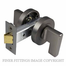 WINDSOR 9095 BN MINI TURN LATCH SET - 60MM B/S RND. ROSE GRAPHITE NICKEL