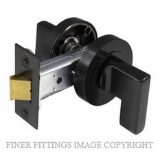 WINDSOR 9095 BLK MINI TURN LATCH SET - 60MM B/S RND. ROSE MATT BLACK