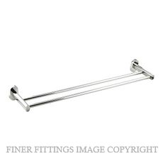 JAECO LUCA 600MM DOUBLE TOWEL RAIL POLISHED STAINLESS STEEL