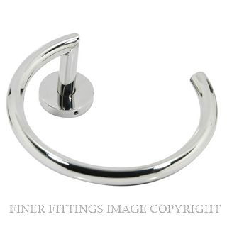 JAECO LISCIO TOWEL RING POLISHED STAINLESS STEEL