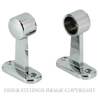 JAECO 294 END BRACKET 20MM (PAIR) CHROME PLATE