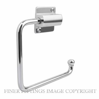 DRAKE & WRIGLEY 1666 CP BRASS TOILET ROLL HOLDER CHROME PLATE