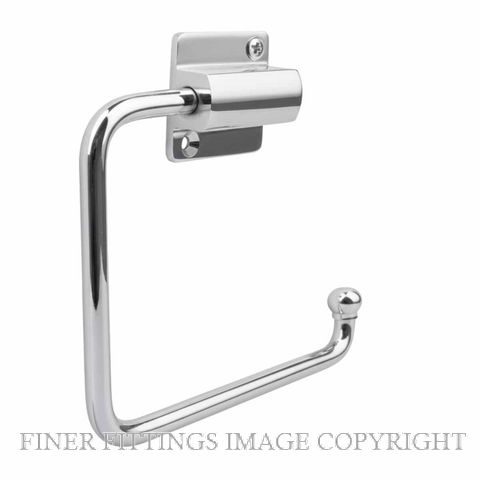 DRAKE & WRIGLEY 1666 CP BRASS TOILET ROLL HOLDER CHROME PLATE