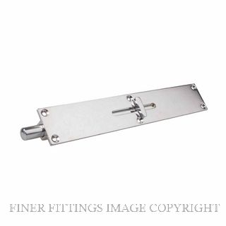 DRAKE & WRIGLEY 1672 CP LONG THROW SLIDE BOLT CHROME PLATE