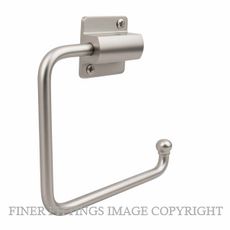 DRAKE & WRIGLEY 1666 SC BRASS TOILET ROLL HOLDER SATIN CHROME
