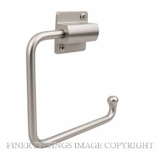 DRAKE & WRIGLEY 1666 SC BRASS TOILET ROLL HOLDER SATIN CHROME