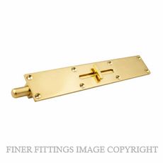 DRAKE & WRIGLEY 1672 PB LONG THROW SLIDE BOLT POLISHED BRASS