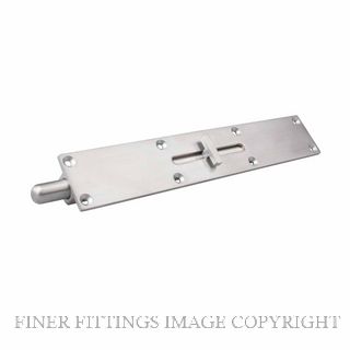 DRAKE & WRIGLEY 1672 SC LONG THROW SLIDE BOLT SATIN CHROME