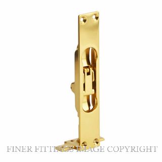 DRAKE & WRIGLEY 1240W WIDE MOUNT FLUSH BOLT POLISHED BRASS