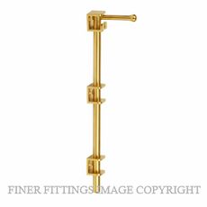 DRAKE & WRIGLEY 1439 300MM HEAVY DOOR BOLT POLISHED BRASS