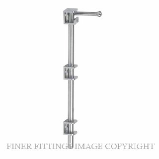 DRAKE & WRIGLEY 1439 300MM HEAVY DOOR BOLT SATIN CHROME