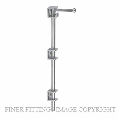 DRAKE & WRIGLEY 1439 300MM HEAVY DOOR BOLT SATIN CHROME