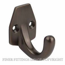DRAKE & WRIGLEY 1077 EB COAT HOOK ELECTRO BRONZE