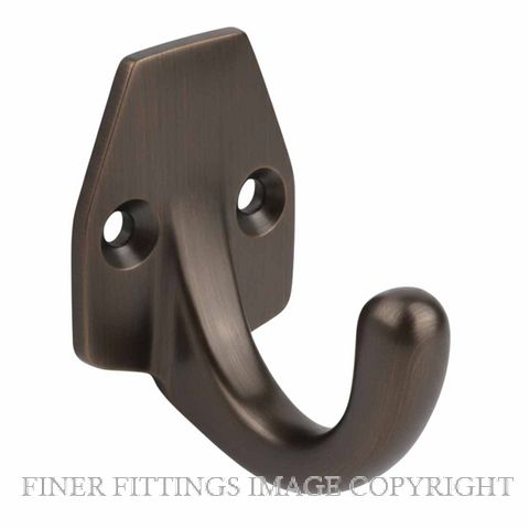 DRAKE & WRIGLEY 1077 EB COAT HOOK ELECTRO BRONZE