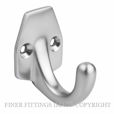 DRAKE & WRIGLEY 1077 SC COAT HOOK SATIN CHROME