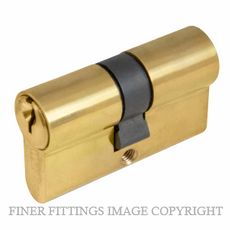 WINDSOR 1121 - 1147 UB EURO DOUBLE KEYED CYLINDERS UNLACQUERED BRASS