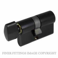 WINDSOR 1122 - 1225 BLK EURO KEY & TURN CYLINDERS MATT BLACK