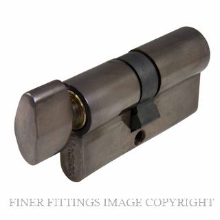 WINDSOR 1122 NB 60MM EURO CYLINDER - KEY/SNIB NATURAL BRONZE