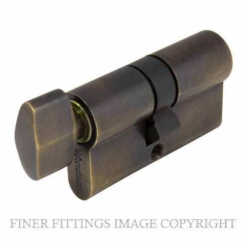 WINDSOR 1122 - 1225 OR EURO KEY & TURN CYLINDERS OIL RUBBED BRONZE