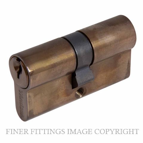 WINDSOR 1121 - 1147 AB EURO DOUBLE KEYED CYLINDERS ANTIQUE BRONZE