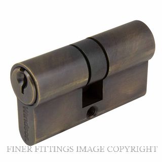 WINDSOR 1121 OR 60MM EURO DOUBLE CYLINDER - KEY/KEY OIL RUBBED BRONZE